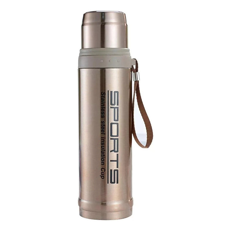 Recipiente Termico Acero Inoxidable Bronce Vaso Termico Frio 750ml Portatil Vaso Termico Sports Acero Inoxidable Vaso Cilindrico Ter Vaso Termico Para Cafe Termo Agua Caliente 750ml Portatil Okshop