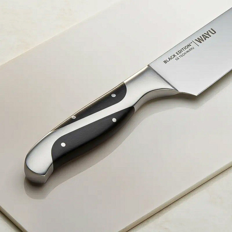 Cuchillo De Carne Wayu Profesional Black Edition De 21 Cm