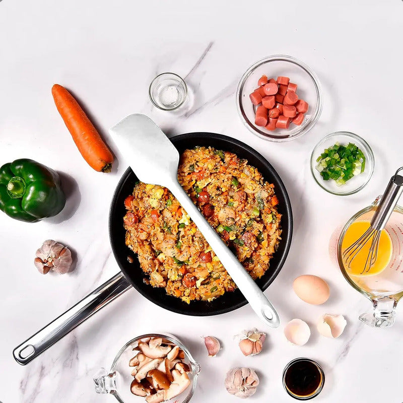 Espatula Silicona Mezquino Silicona Pack 2 Espatulas 36 Cm Espatula Reposteria Multiusos Acero Inoxidable Okshop Mezquinos Silicona Pasteles Libre Bpa Antiadherente Espatulas Cocina