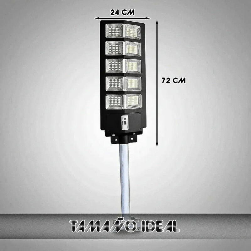 Pack 2 Foco Led Solar Foco Solar Exterior Foco Solar 500w Negro Blanco Frío