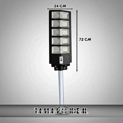 Pack 2 Foco Led Solar Foco Solar Exterior Foco Solar 500w Negro Blanco Frío