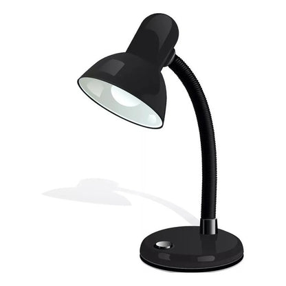 Lámpara Escritorio Metal Flexible E27 Led/incandescente Pack 2 Blanco Okshop