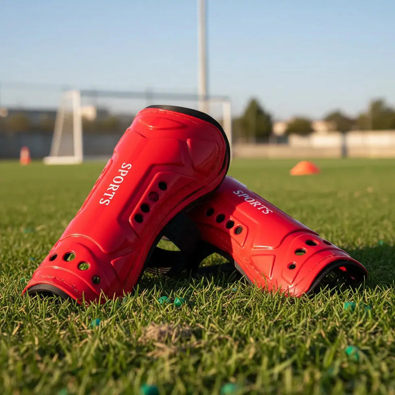 Canilleras De Futbol Para Niños Espinilleras Niños Canillera S Rojo