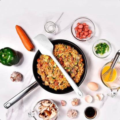 Espatula Silicona Mezquino Silicona Pack 4 Espatulas 36 Cm Blanco