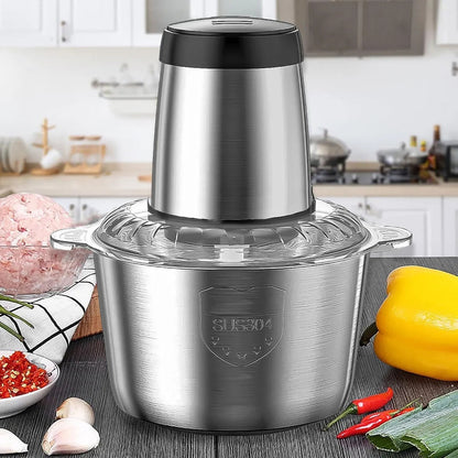Procesadora De Alimentos Okshop 2l Acero Inoxidable Gris