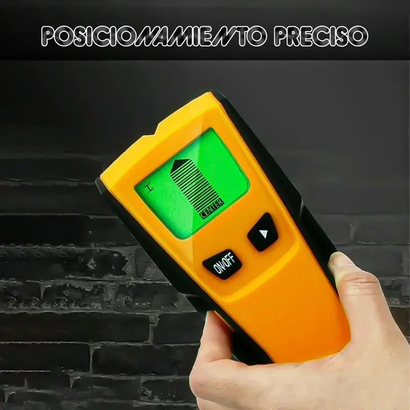 Detector De Pared Okshop 3 En 1 Para Madera, Metal Y Cables De Corriente Naranja
