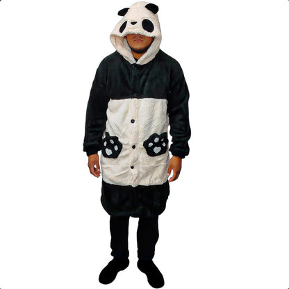 Pijama De Invierno Poleron Panda Chiporro Pijama Para Adulto