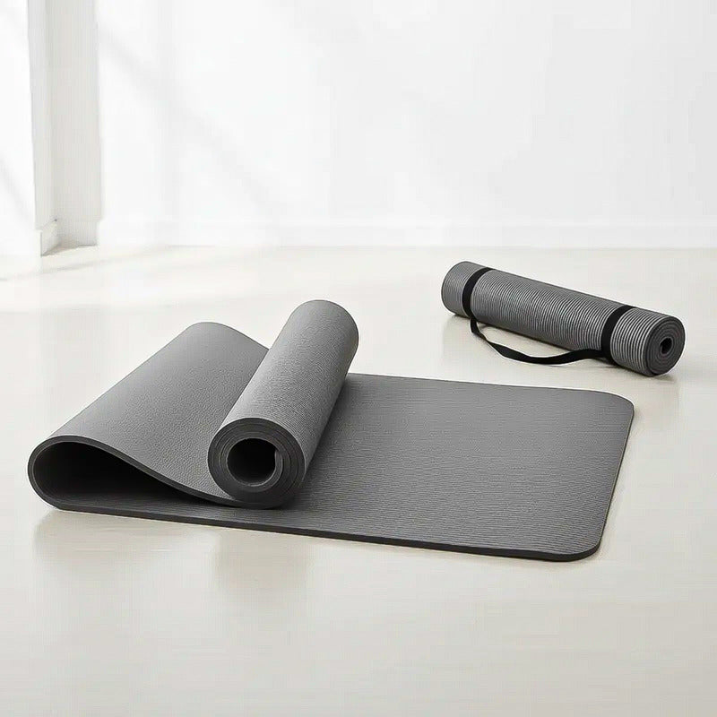 Colchonetas Deportivas Mat Yoga Mat Ejercicio Colchoneta Eje Gris