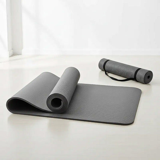 Colchonetas Deportivas Mat Yoga Mat Ejercicio Colchoneta Eje Gris