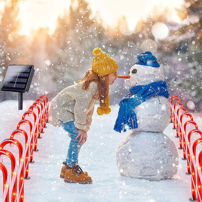 Estacas Navidad Pack5 Luces Navideñas Luces De Navidad Solar Amarillo