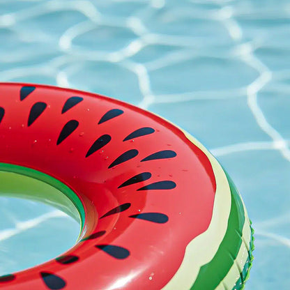 Pack De 2 Flotadores Inflables Sandía Para Niños, Flotador De Piscina De Pvc Arcashopping Rojo Y Verde