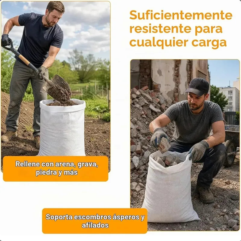 Pack 2 Sacos Escombros Saco De Escombros 90x120cm Saco Rafia Blanco Okshop Saco De Rafia Blanco Polipropileno Sacos De Rafia Para Escombros Sacos Blancos Paras Escombros Sacos Para Basura Okshop