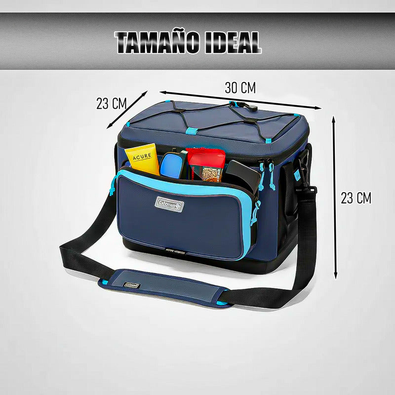 Bolso Termico Enfriador Coleman Bolsa Termica Conservadora Azul