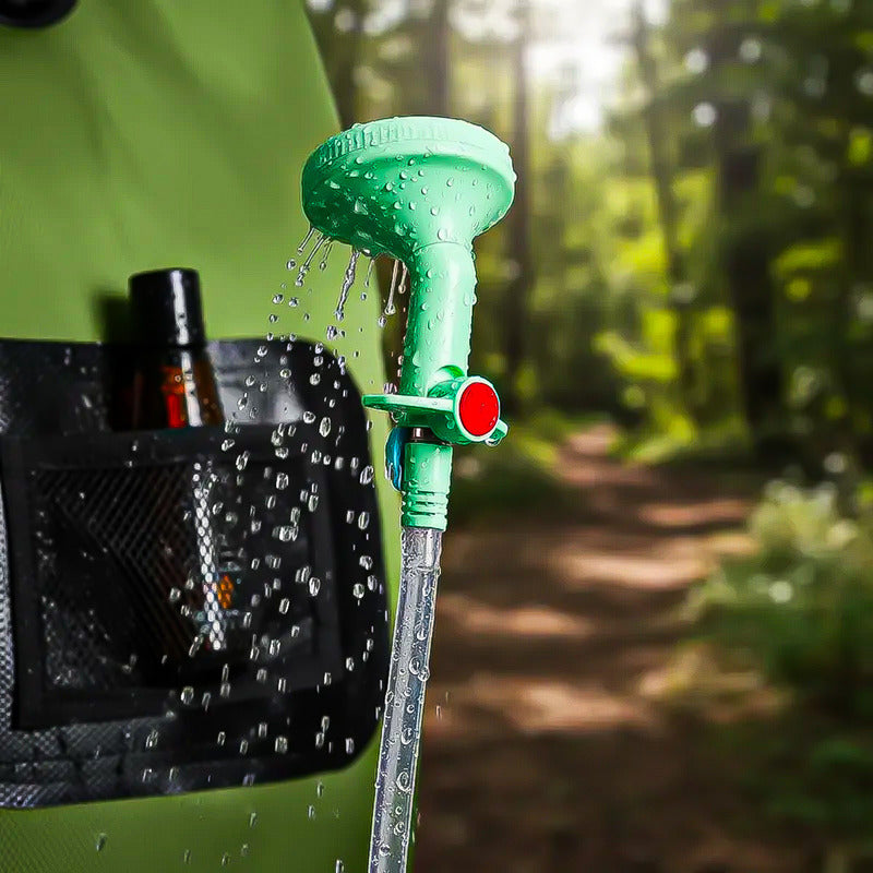 Ducha Portatil Recargable Ducha Camping Portatil Ducha Solar Verde