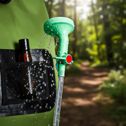 Ducha Portatil Recargable Ducha Camping Portatil Ducha Solar Verde