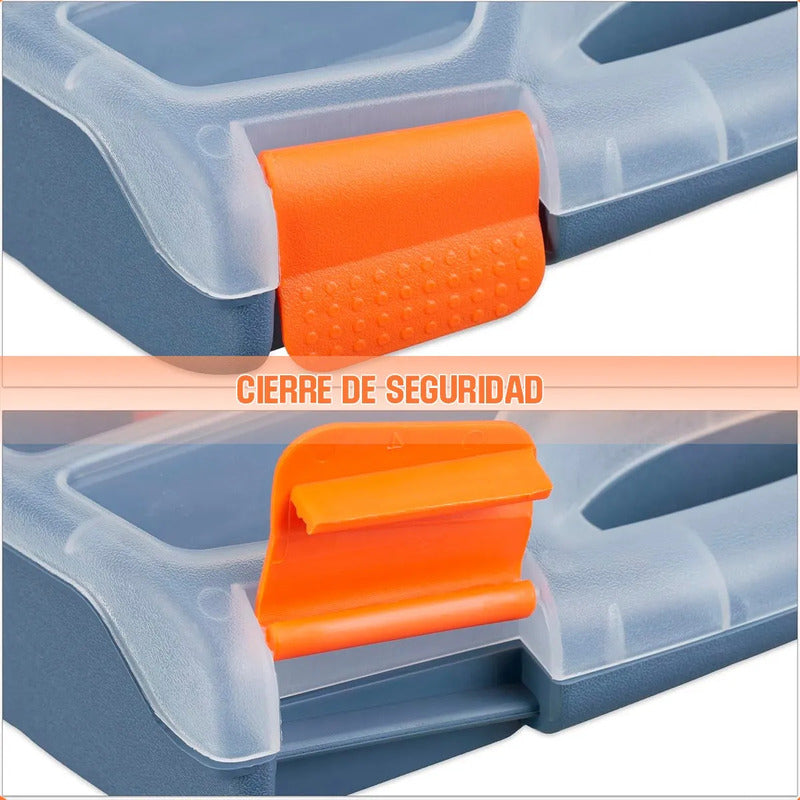 Caja Organizadora De Tornillos Pack 2 Caja Para Herramientas Cajas Herramientas Okshop Caja Herramientas Plastica 21 Divisiones Ajustables Cajas Para Herramientas Antideslizante
