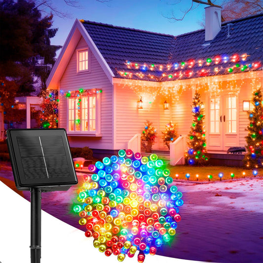 Luces Solares Exterior Navidad 10m Luces Led Navidad 100 Led