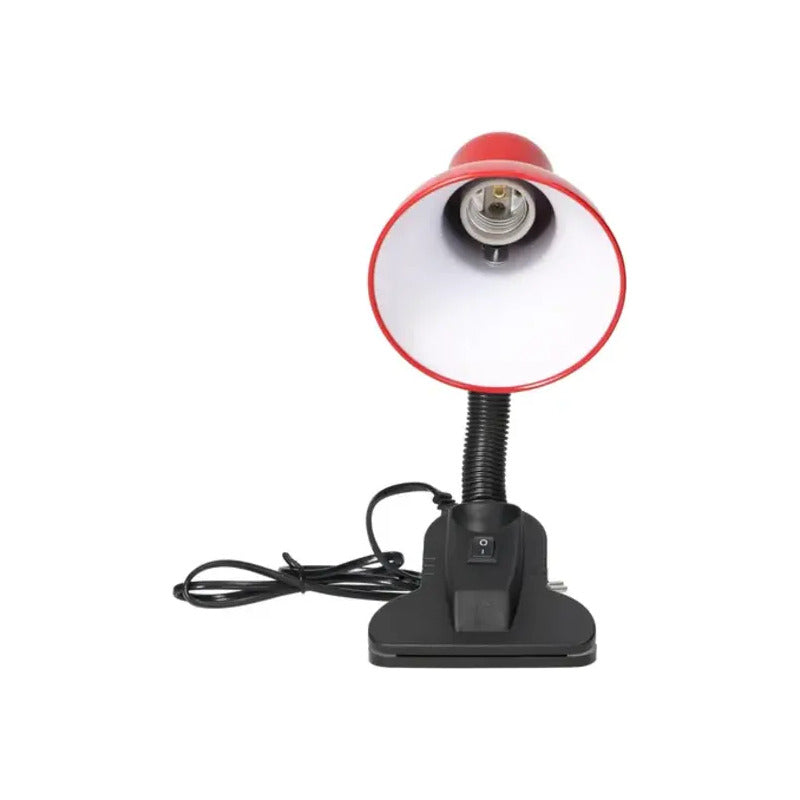 Lámpara Escritorio Click Okshop Azul Flexible Led Velador X2