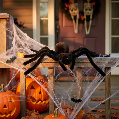 Araña Grande Decoracion Halloween Araña Decorativa Fiestas