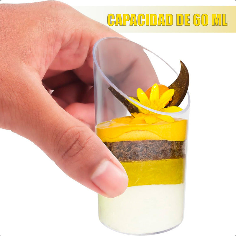 Pack X40 Vasos Acrilicos Para Postres Vasos De Postre 60ml