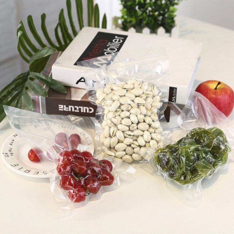 X2 Bolsas Para Sellar Al Vacio Bolsas Sellado Vacio Pack 200 Transparente
