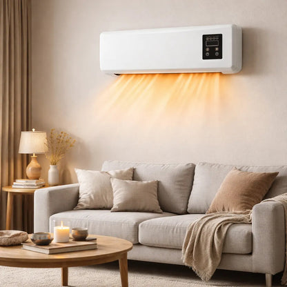 Calentador Electrico Calefactor De Pared Calefactor Portatil Blanco