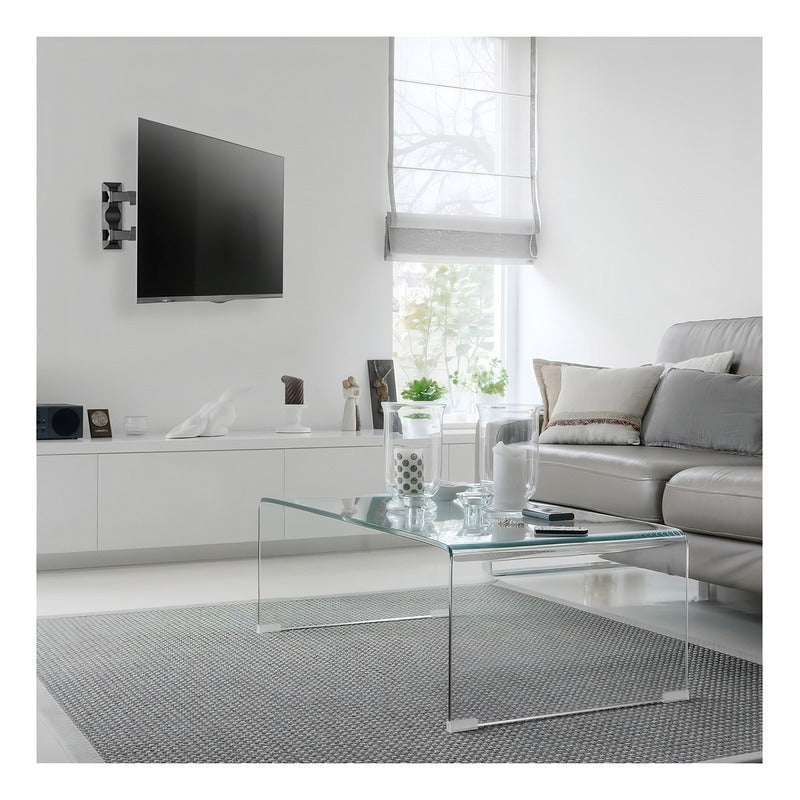 Soporte De Tv Giratorio Plegable Okshop Para Pantallas De 32  A 55  Negro