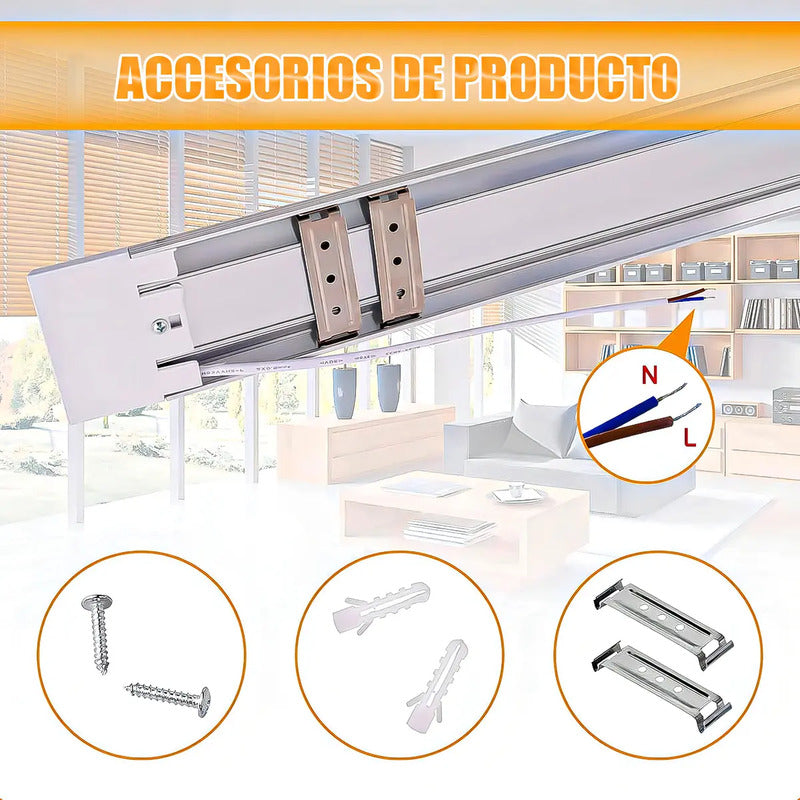 Lamparas Para Techo Barra Led Regleta Led Lampara Led Techo Lampara De Techo Regleta Led Lampara Regleta Plana Lámparas De Techo Lampara Led Blanco
