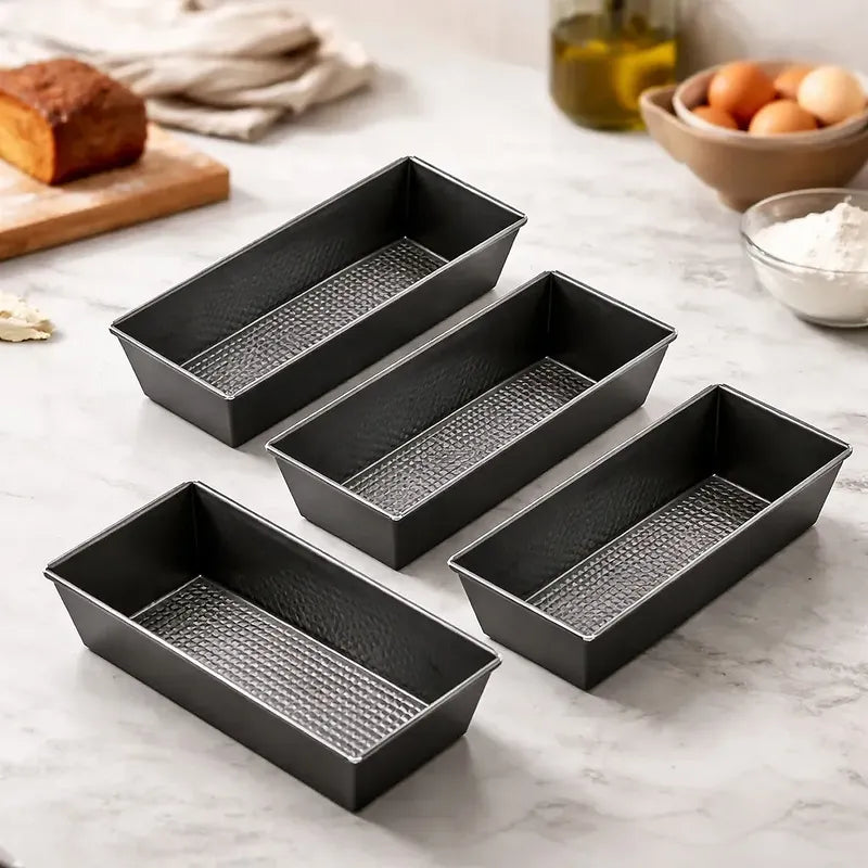 Pack 4 Moldes Para Queques Molde Para Pan Molde 30cm Moldes Gris