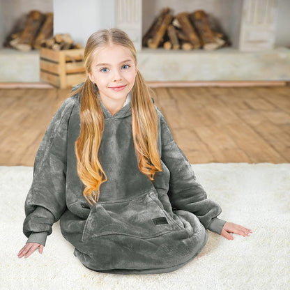 Pack X2 Poleron Peludo De Niña Poleron Con Capucha Niño Polerones Poleron Gigante Poleron Sherpa Frio Invierno Arcashopping Pijama Polar Manta Sherpa