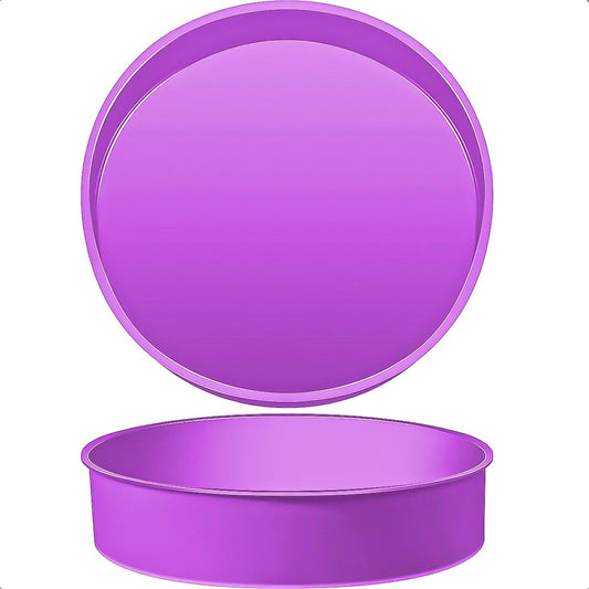 Molde Para Torta Moldes De Silicona Reposteria Molde Redondo Morado