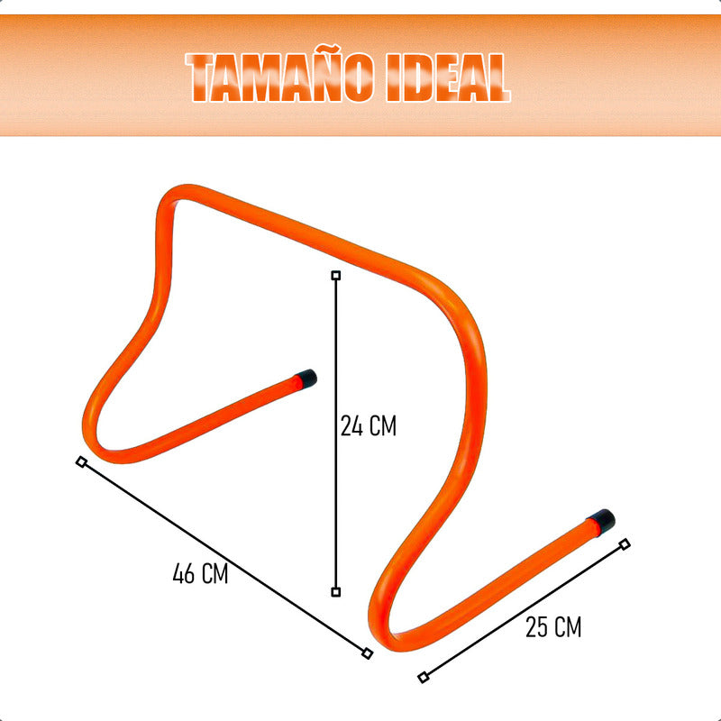 Valla De Entrenamiento Valla De Salto 24 Cm Vallas De Futbol Naranja