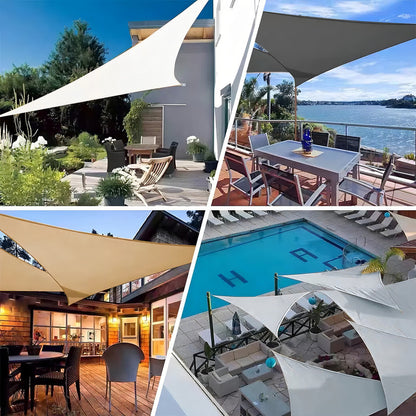 Toldo Vela Sombreadora 3x3x3m Triangular Toldo Okshop Vela Terraza Toldo Sombra Toldo Vela Impermeable Malla Sombreadora Triangular