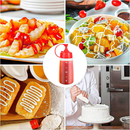 Botella De Salsa Envase Para Ketchup Pack 2 Envase De Salsas Amarillo