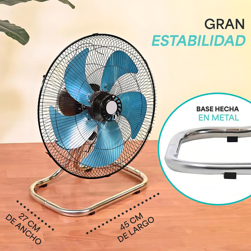 Ventiladores Metalicos Ventilador Pedestal Ventilador 3 En 1 50 Cm 50 Hz Negro Azul Metálica 5 18 Cm 50/60hz Metal