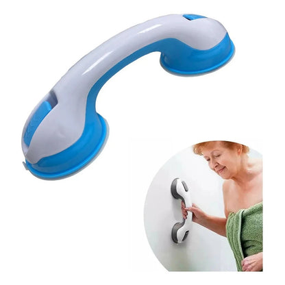 Agarradera Ducha Seguridad Azul Okshop Ventosa Antideslizante Abatible