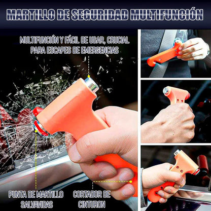 Kit Emergencia Auto Kit De Herramientas De Emergencia Auto Kit De Seguridad Para Auto Cables Pvc Balizas Reflactarias Triangulo Auto Kit De Asistencia En Carretera 6 Piezas Okshop