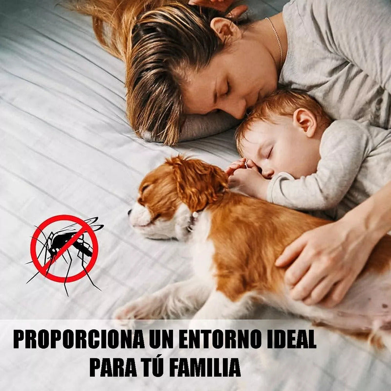 Malla Mosquitero Magnética Para Puerta Okshop Poliéster Negro 110x210 Cm
