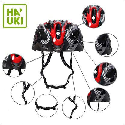 Casco Bici Cascos Bicicletas Casco Bicicleta Casco De Bicicl Negro/rojo Unica