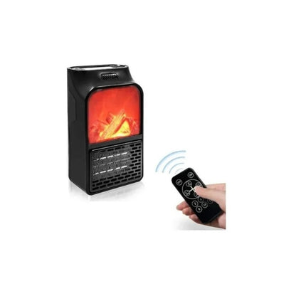 Mini Calefactor Calentador Electrico Portatil 900w Estufa Negro