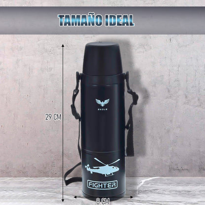 Termo Agua Caliente Botella Termica Termo Cafe Termo 1 Litro Verde