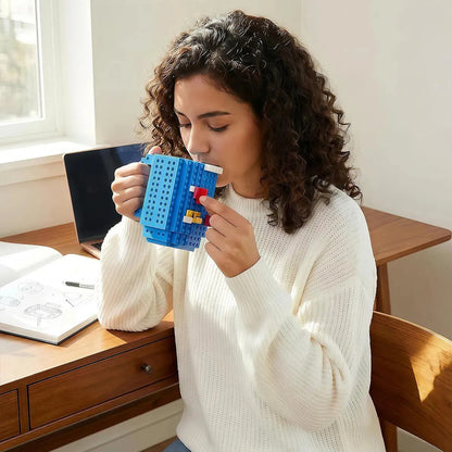 Tazas De Cafe Tazas Te Taza Para Cafe Tazas De Bloques Tazas Fucsia Bloques