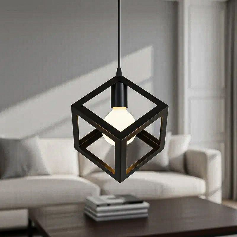 Lamparas Colgantes Lampara De Techo Triple Lampara Colgante Negro