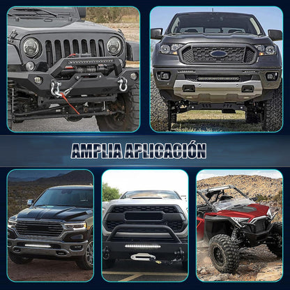 Focos Neblineros Led Neblineros Led Barra Led 108w Barra Led Negro