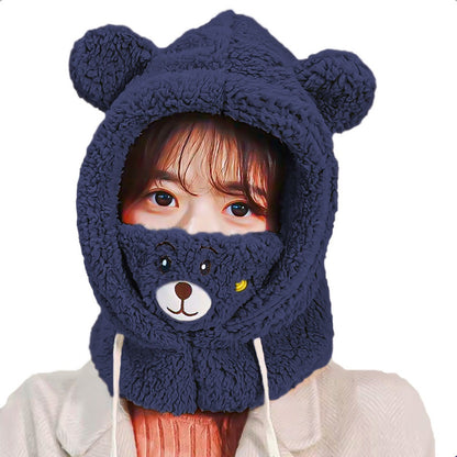 Gorro Invierno Gorro De Lana Gorro Oso Gorro Chiporro Cuello