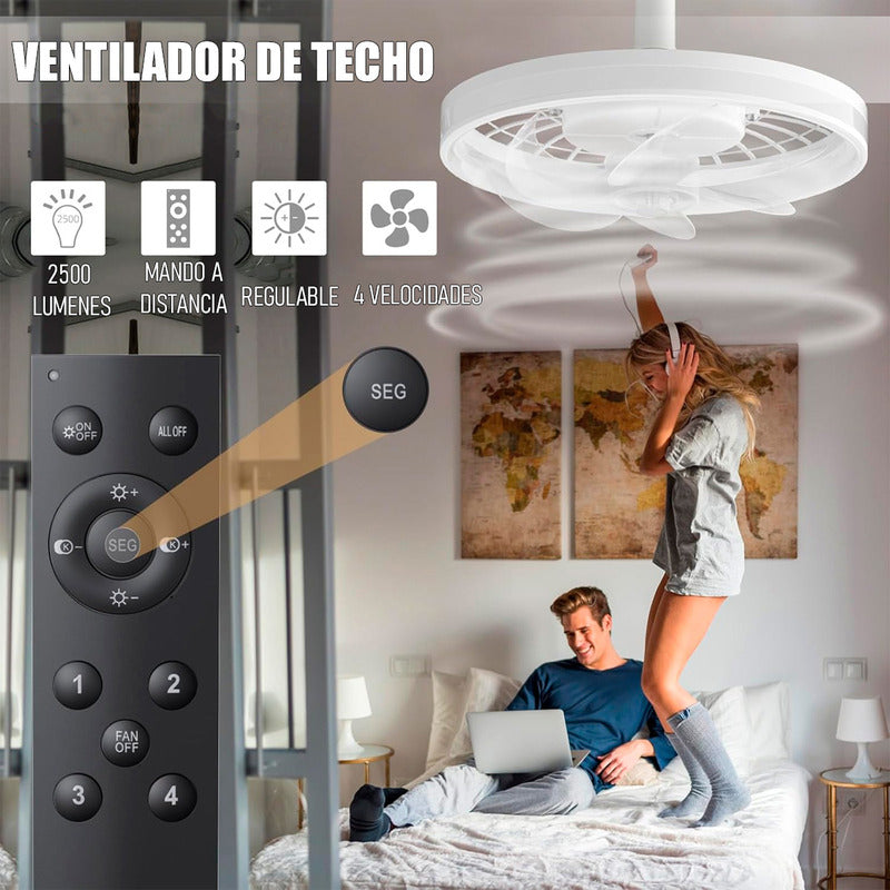 Lamparas De Techo Ventilador Techo Ampolleta Con Ventilador