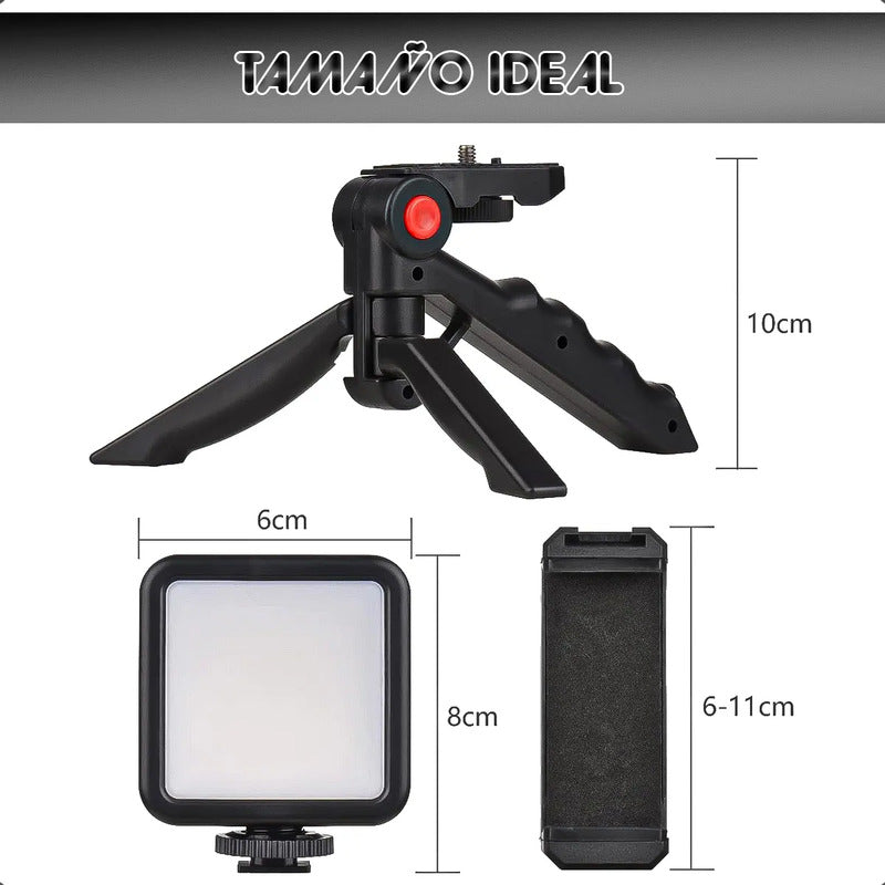 Estabilizador De Celular Mini Estabilizador Celular Tripode Negro