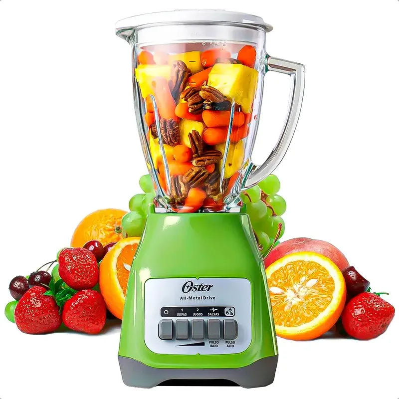 Licuadora Oster De Vidrio, 1.5 L Y 800 W En Verde