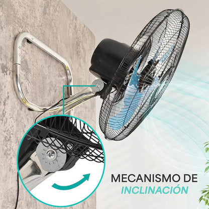 Ventiladores Metalicos Ventilador Pedestal Ventilador Indoor Ventiladores Pie Turbo Aspas Metalicas 50hz Ventilador Pared 5 Aspas 50w 3 Velocidades Diametro 50cm Okshop