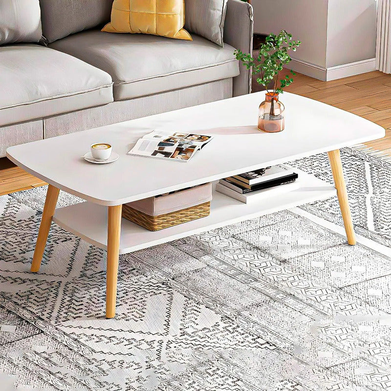 Mesa Centro Grande Mesa Centro Mesa Auxiliar Mesa 2 Niveles Blanco